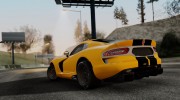 Dodge Viper GTS для GTA San Andreas миниатюра 9
