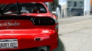 Mazda RX-7 Fast and Furious для GTA 4 миниатюра 14