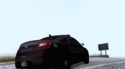 2011 Ford Taurus Police (Bone Country Sheriff) for GTA San Andreas miniature 3