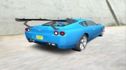 GTA V Dewbauchee Super GT LT для GTA San Andreas миниатюра 2
