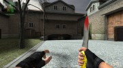Golden Bloody Dirty Net Knife for Counter-Strike Source miniature 1
