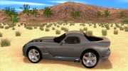 Dodge Viper Coupe 2008 для GTA San Andreas миниатюра 2