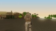 COD MW2 Ghost Sniper Desert Camo para GTA San Andreas miniatura 3
