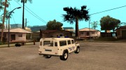 Land Rover Defender Serbian Police para GTA San Andreas miniatura 2