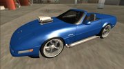 1996 Chevrolet Corvette C4 Cabrio для GTA San Andreas миниатюра 1