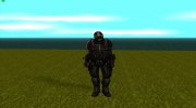 Шепард в N7 Защитник и в шлеме Разведчик из Mass Effect 3 для GTA San Andreas миниатюра 2