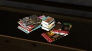 Новые журналы в доме CJя para GTA San Andreas miniatura 2