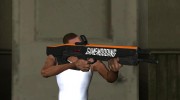 Cyberpunk GAMEMODDING Rifle for GTA San Andreas miniature 1