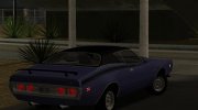 Dodge Charger Super Bee 1971 для GTA San Andreas миниатюра 4