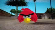 Red from Angry Birds для GTA San Andreas миниатюра 5