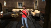 Skin GTA V Online HD в маске Тревора para GTA San Andreas miniatura 5
