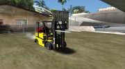 GTA V HVY Forklift (IVF) для GTA San Andreas миниатюра 3