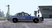 Ford Crown Victoria NYPD Unit для GTA San Andreas миниатюра 4