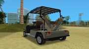 Golf Cart для GTA Vice City миниатюра 3