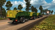 Трактор с прицепом for Euro Truck Simulator 2 miniature 3