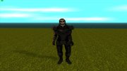 Шепард (мужчина) в шлеме Делумкор из Mass Effect para GTA San Andreas miniatura 2