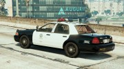 Crown Victoria Police with Default Lightbars para GTA 5 miniatura 2