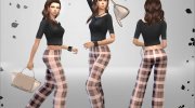 Spring Pink Love Outfit for Sims 4 miniature 2
