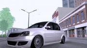 Dacia Logan White para GTA San Andreas miniatura 1