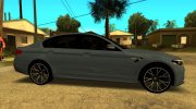 BMW M5 2018 для GTA San Andreas миниатюра 3