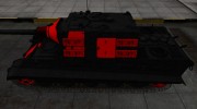 Черно-красные зоны пробития Jagdtiger для World Of Tanks миниатюра 2