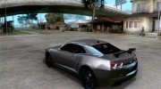 Chevrolet Camaro 2SS 2012 Bumblebee Transformers 3 v.2.0 для GTA San Andreas миниатюра 3