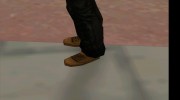 CJ brown boots from beta для GTA San Andreas миниатюра 4