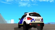 Nissan Qashqai Policia для GTA San Andreas миниатюра 3