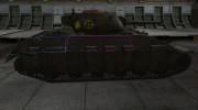 Контурные зоны пробития T14 for World Of Tanks miniature 5