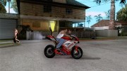 Ducatti 1098 для GTA San Andreas миниатюра 5