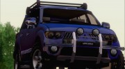 Mitsubishi Pajero Sport Dakar Offroad Version 2014 para GTA San Andreas miniatura 6