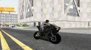 Yamaha YZF R1 2012 Black and Yellow для GTA San Andreas миниатюра 3