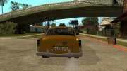 Checker Marathon Yellow Cab для GTA San Andreas миниатюра 3