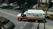 Ford F350 FDLC Ambulance v3.0 ELS para GTA 4 miniatura 2