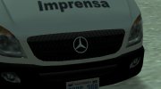 Mercedes Benz Sprinter Newsvan Lowpoly для GTA San Andreas миниатюра 4