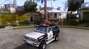 Chevrolet Blazer Sheriff Edition для GTA San Andreas миниатюра 1