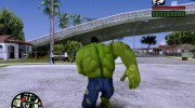 Hulk Classic для GTA San Andreas миниатюра 6