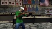 GTA V Pump Shotgun (Новый камуфляж Lowrider DLC) для GTA San Andreas миниатюра 7