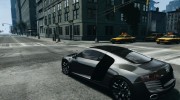 Audi R8 Spider 2011 для GTA 4 миниатюра 3