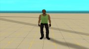 Postal dude в зеленой майке para GTA San Andreas miniatura 2