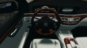 Mercedes-Benz S63 AMG для GTA 4 миниатюра 6