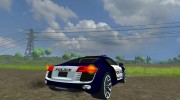 Audi R8 Police car для Farming Simulator 2013 миниатюра 5