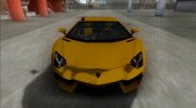 Lamborghini Aventador FBI для GTA San Andreas миниатюра 5