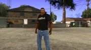 CJ в футболке (GameModding) для GTA San Andreas миниатюра 2