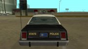 Ford LTD Crown Victoria 1987 New Mexico State Police для GTA San Andreas миниатюра 7