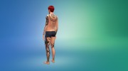 Татуировка на все тело для Sims 4 миниатюра 5