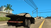 Porsche 911 Black V2 для GTA San Andreas миниатюра 4