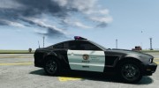 Ford Mustang V6 2010 Police v1.0 for GTA 4 miniature 5