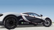 McLaren P1 HQ для GTA San Andreas миниатюра 9