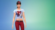 Кроп-топы и кепки Marvel for Sims 4 miniature 4